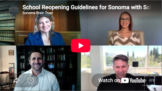 School Reopening Guidelines for Sonoma with School board president John Kelly