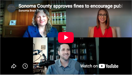 Sonoma County approves fines to encourage public compliance with COVID-19 health orders